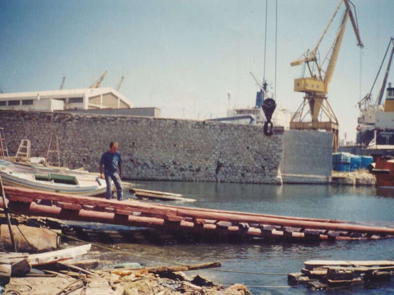 Dimitris Polidoulis on a wooden ramp