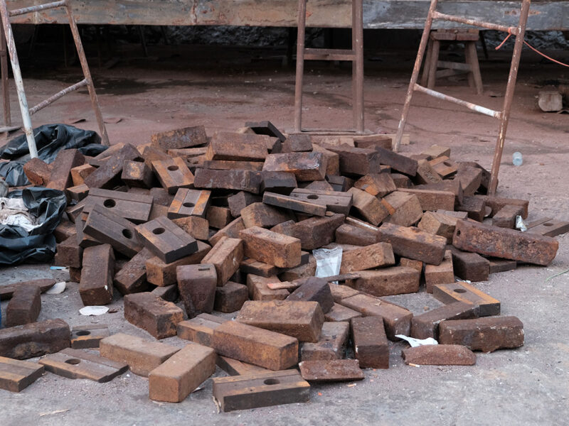 Metal implements at Tarsanas