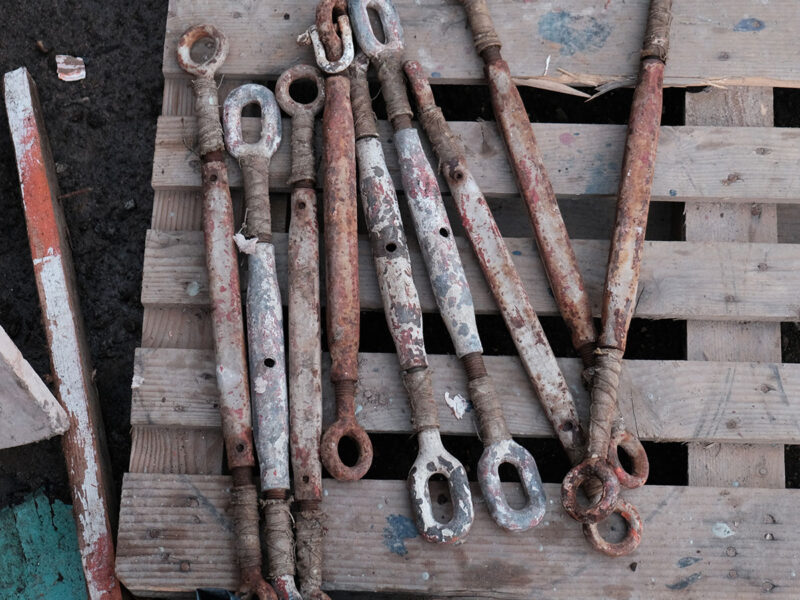 Metal implements at Tarsanas