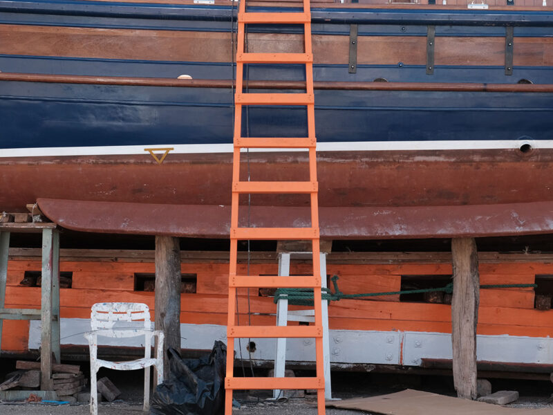 Custom ladders at Tarsanas