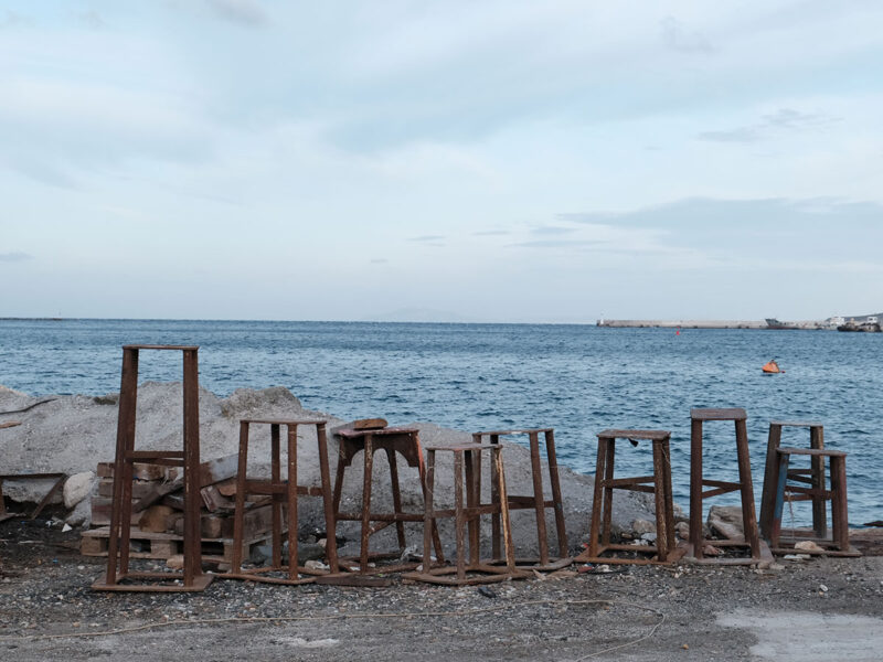 Drydock supports at Tarsanas