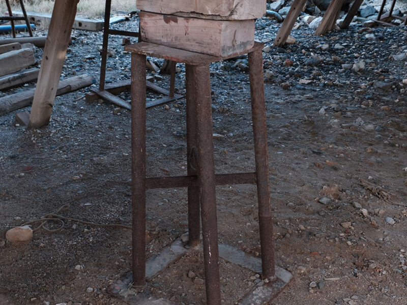 Drydock supports at Tarsanas