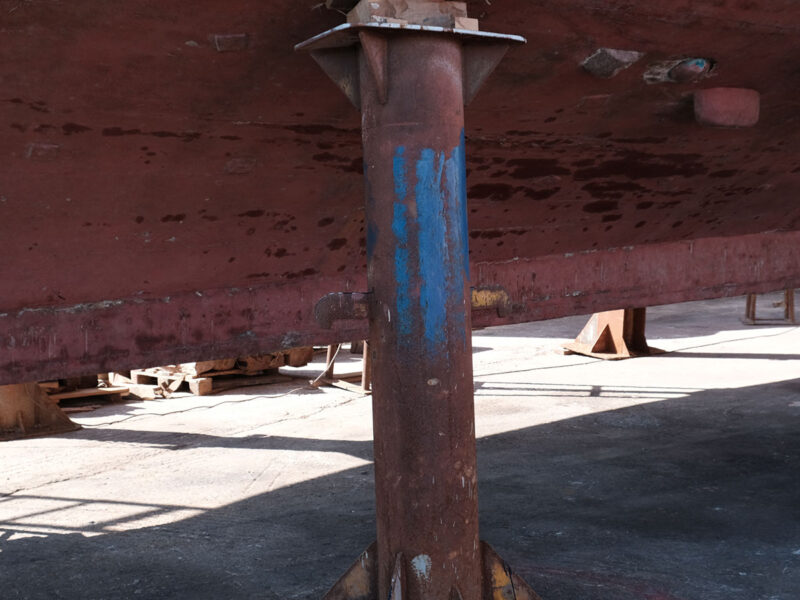 Drydock supports at Tarsanas