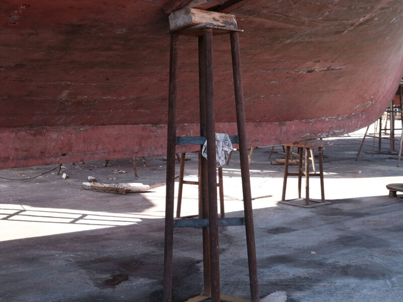 Drydock supports at Tarsanas