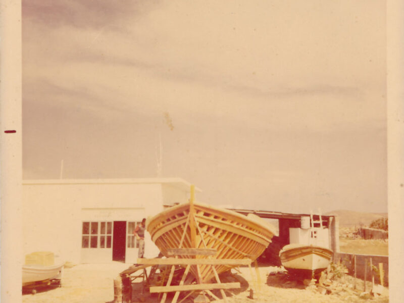 Construction of a trechantiri type boat