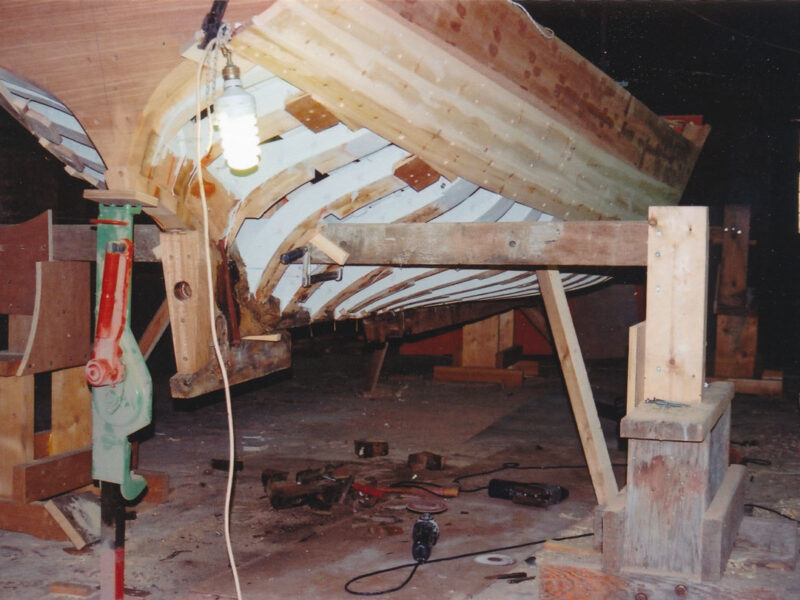 Repair of fishing boat