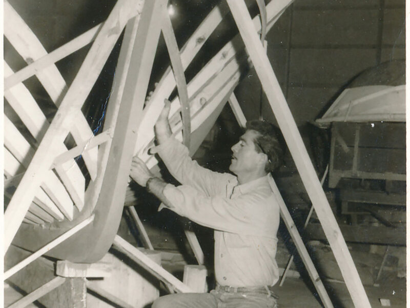 Construction of a liberty type boat