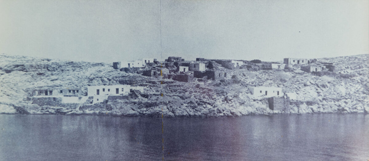 View of Heronissos workshops, c. 1975. Lembesis Pottery, Sifnos.